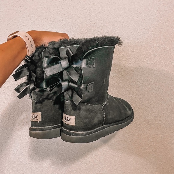 UGG Shoes - Bailey bow II Ugg Australia black bow boots